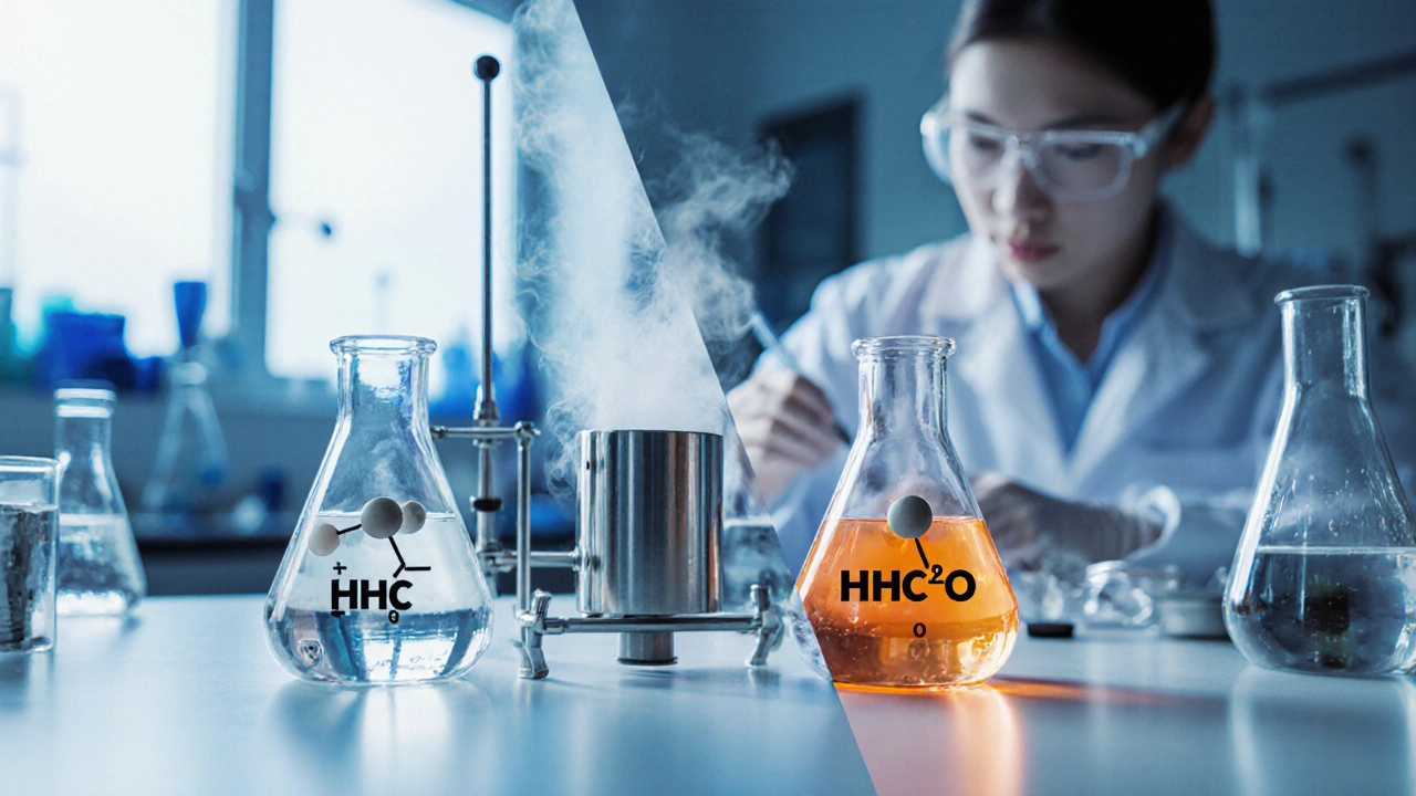 HHC vs HHC‑O - hlavní rozdíly, účinky i legálnost