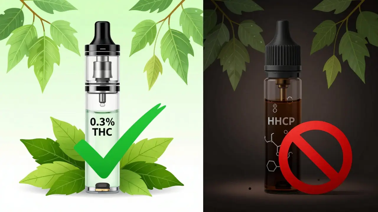 Dvě strany: čistý CBD vape s kontrolou a nelegální kapalina s tajnými látkami.