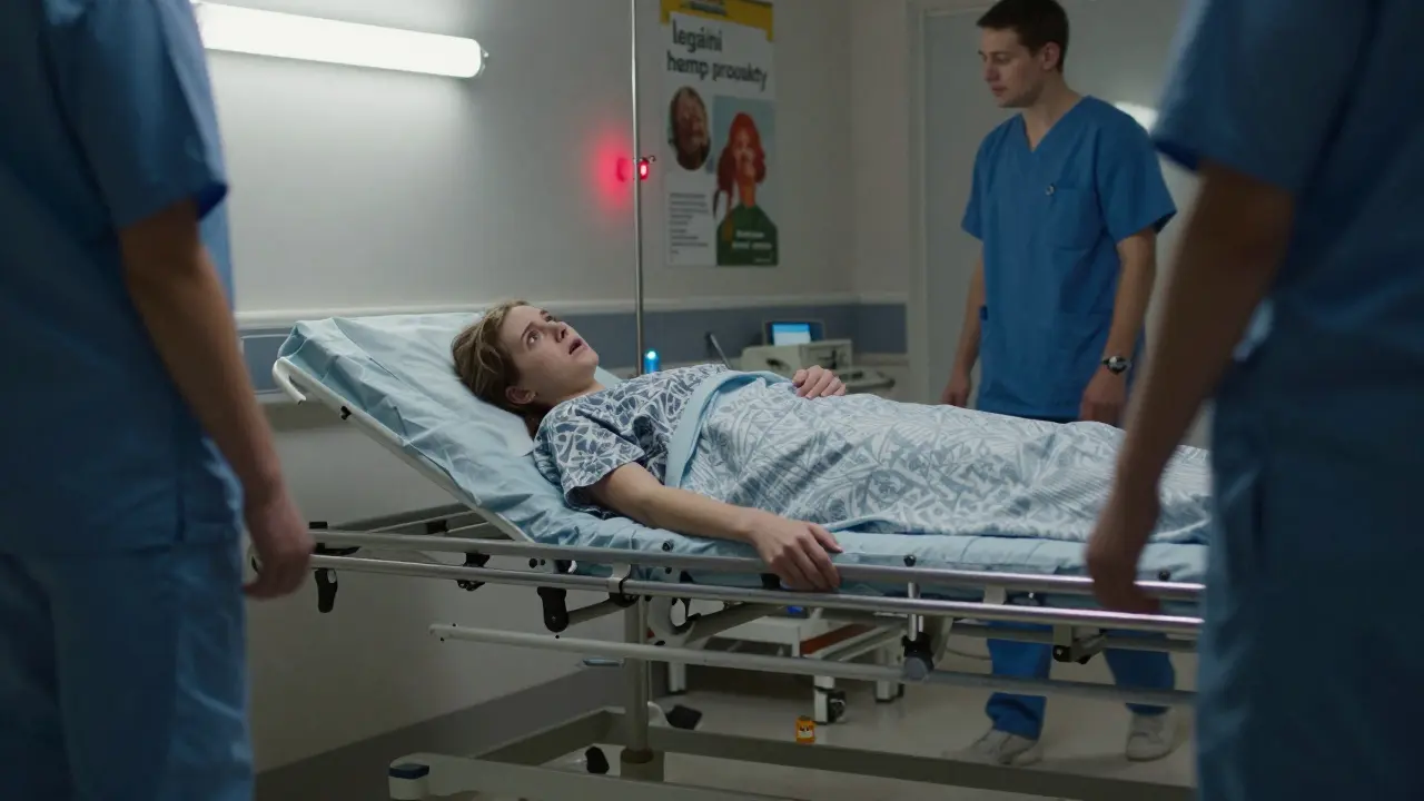 MLADÝ PACIENT V NEMOCNICI S PANIKOU PO UŽITÍ HHC-P