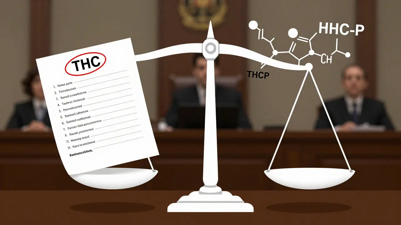 PRÁVNÍ VÁHA S KANABINOIDY NA JEDNÉ STRANĚ A ZAKÁZANÝMI LÁTKAMI NA DRUHÉ