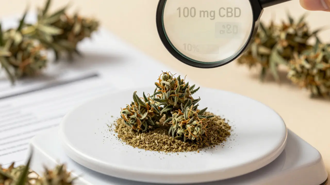 Kolik CBD je ve 1 g květů? Přesné množství a co na to vliv má