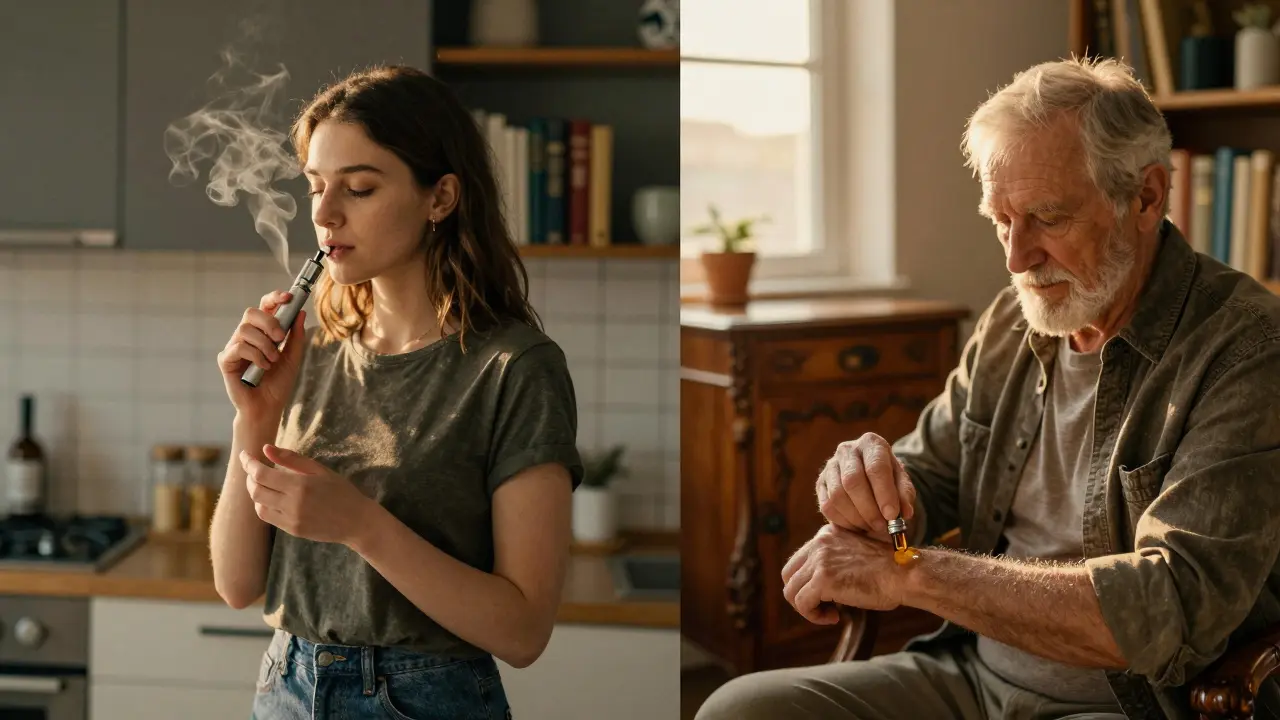 Lidé volí mezi CBD květem a olejem pro své potřeby