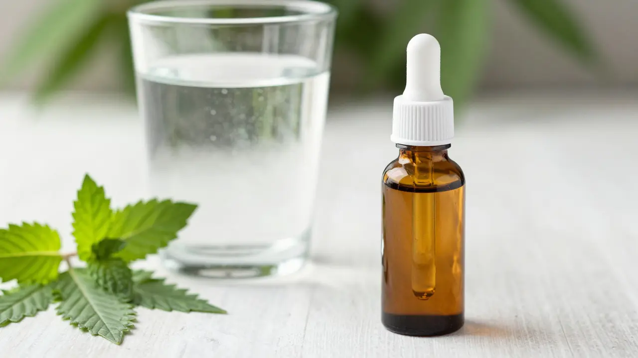 CBD olej a voda jako bezpečná alternativa k inhalaci