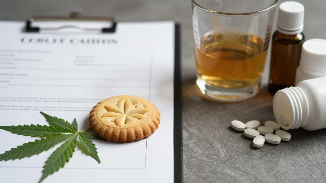Kontrast čistého CBD produktu a alkoholu