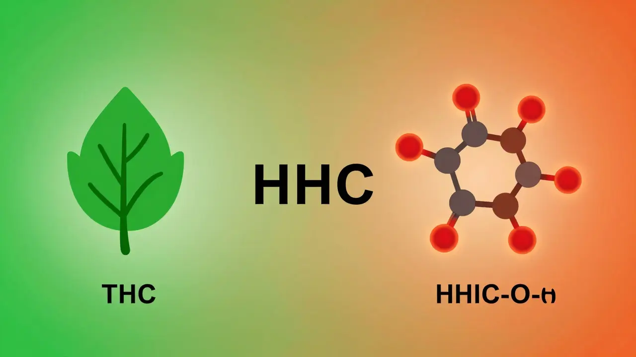 Srovnání síly účinků THC, HHC a HHC-O